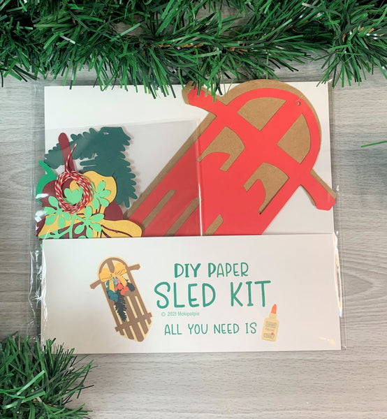 DIY Holiday Sled Kit