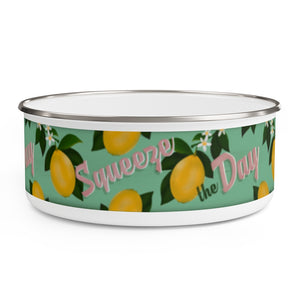 Squeeze the Day Enamel Bowl - Wren + Finn