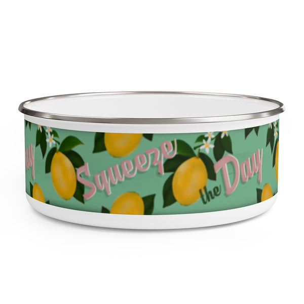 Squeeze the Day Enamel Bowl - Wren + Finn