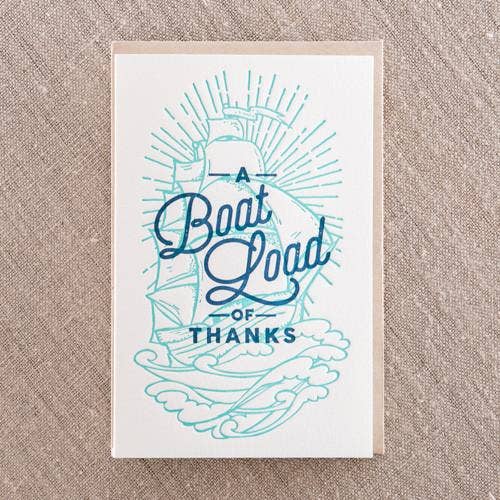 NEW! Boatload of Thanks Card - Wren + Finn