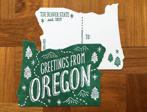 Oregon State Postcard - Wren + Finn