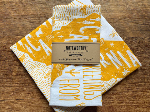 California Tea Towels - Wren + Finn