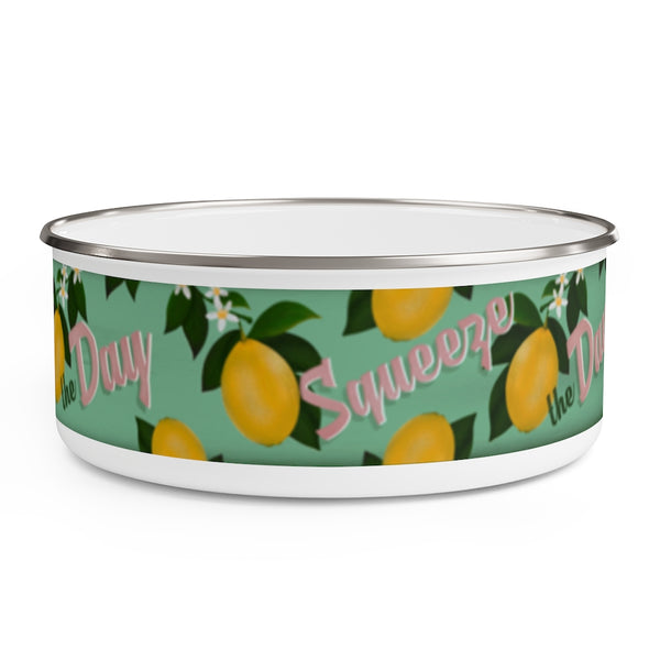 Squeeze the Day Enamel Bowl - Wren + Finn