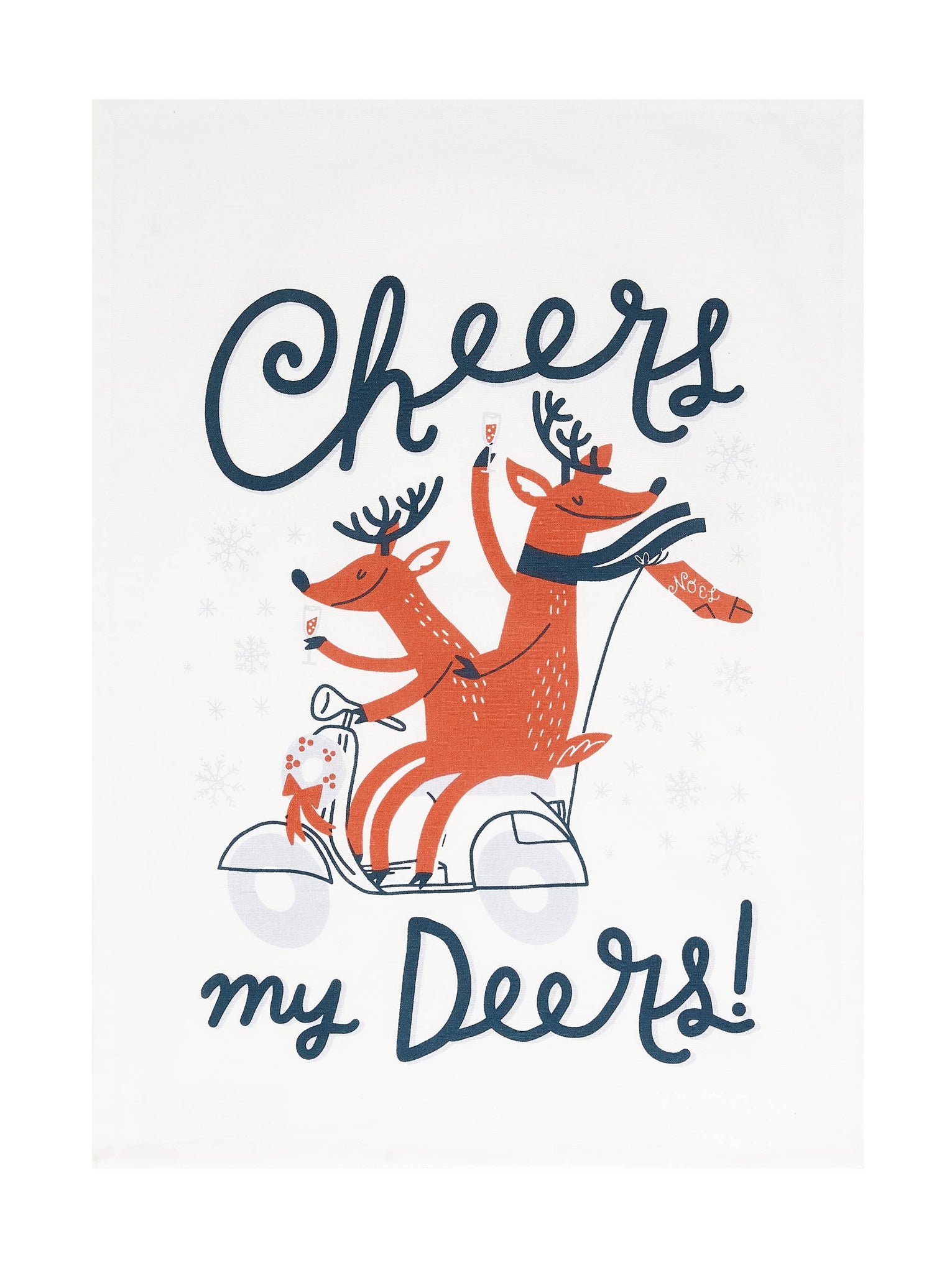 NEW! Cheer My Deer Kitchen Towel (Set of 2) - Wren + Finn