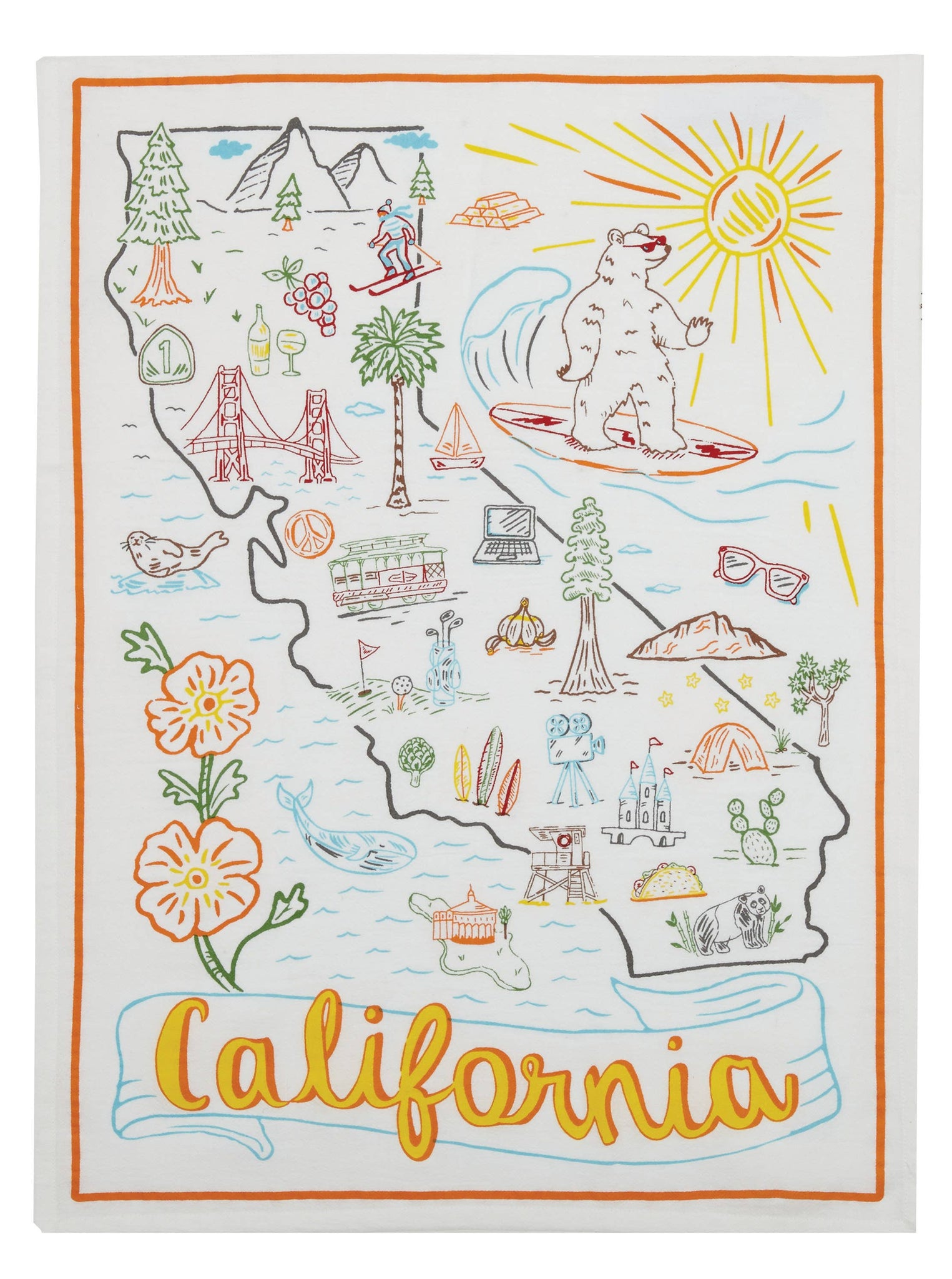 NEW! California Kitchen Towel - Wren + Finn