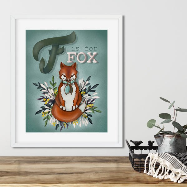 F is for Fox - Wren + Finn
