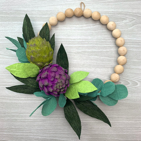 Artichoke Wreath - Fall Release - Wren + Finn