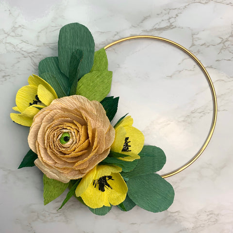 Mini Wreath in Blonde -  Fall Release - Wren + Finn