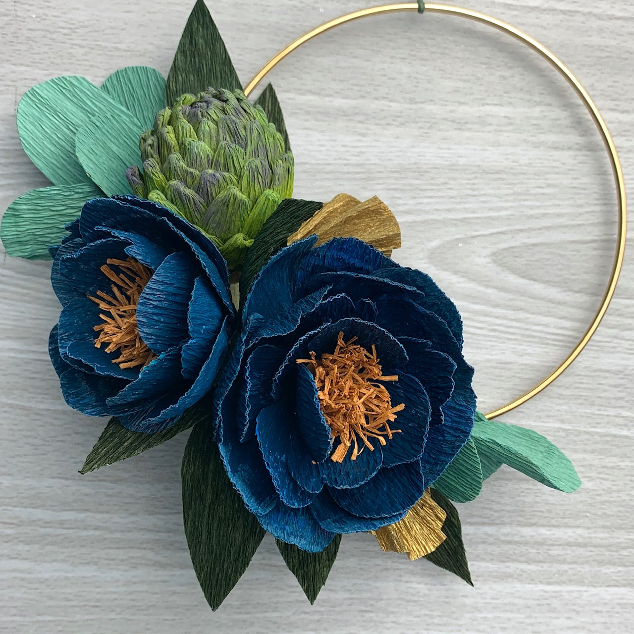 Mini Wreath with Artichoke - Fall Release - Wren + Finn