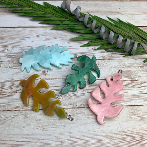 Autumn Leaf Barrettes - Wren + Finn