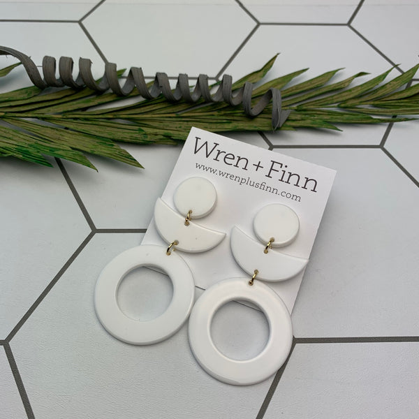 Retro Acrylic Earrings - Wren + Finn