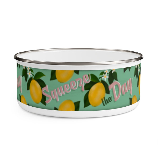Squeeze the Day Enamel Bowl - Wren + Finn