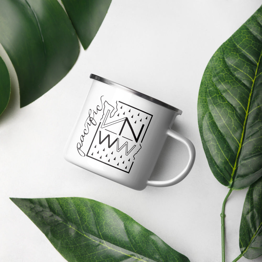 PNW Enamel Mug - Wren + Finn