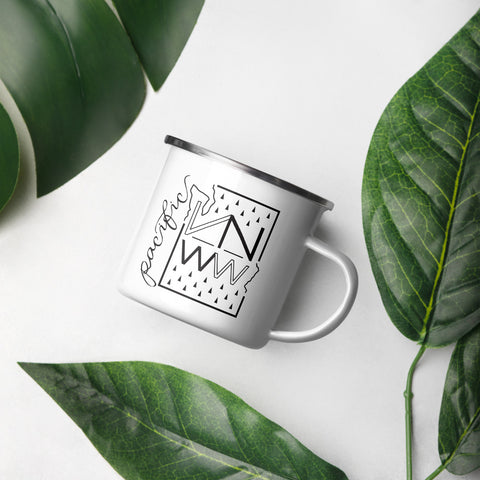 PNW Enamel Mug - Wren + Finn